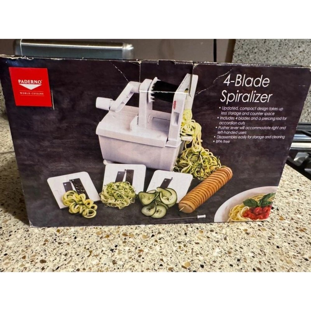 Paderno 4 Blade Spiralizer Unopened